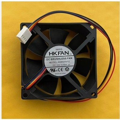 1PCS HKFAN AS8025V12 DC12V 0.50A 4-wire cooling fan 8025 8cm