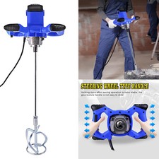 2600W Electric Plaster Paddle Mixer Mortar Paint Cement Stirrer Whisk Hand-Held