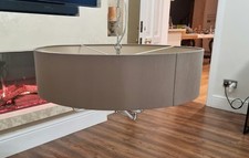 light fitting and shade with matching wall lights