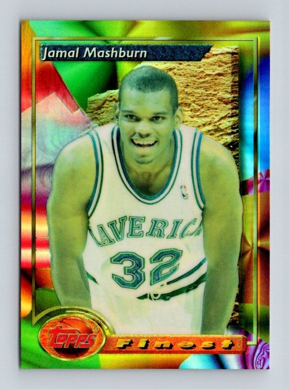79182 1993-94 Finest Refractors #22 Jamal Mashburn RC BK$40