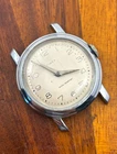Vintage Timex Winding Watch Men 1950's Mercury Silver Tone 34mm Running