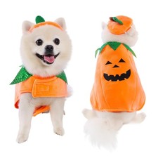 Mogoko Dog Pumpkin Costumes, Pet Halloween Cosplay Dress, Cute X-Large