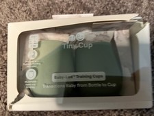 Tiny Cup Sage/Olive - 4 months - 100 Silicone Training Cup  open Box 