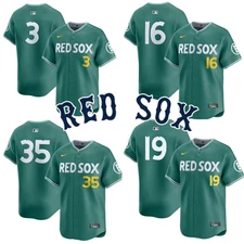Red Sox Green 2025 City Connect MEN Stitched Jersey