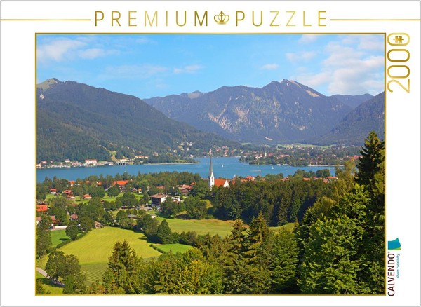 Calvendo Puzzle Bad Wiessee On Lake Tegernsee | 2000 Pieces, Finished Size 35.4-image
