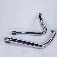 Chrome True Duals Exhaust Headers for Harley M8 Milwaukee Eight Aftermarket