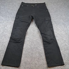 Bulwark FR Pants Mens 34x32 Black Fire Resistant Cargo Workwear Aramid