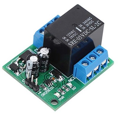 Self-Locking Relay Module, DC 5-24V 3-5A Flipflop DPDT Relay Module Double 