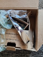 YALE passage door lever twist handle. YR11 MA 625 Bright chrome plate New in box