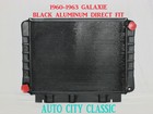 1960 1963 Ford Galaxie Black Radiator Aluminum Big Block