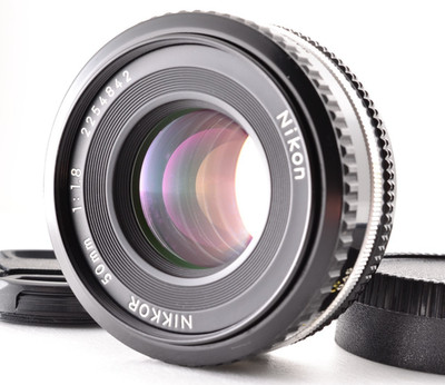 Near Mint Nikon Nikkor Ai-s AIS 50mm f/1.8 Pancake Standard Lens Japan #0127