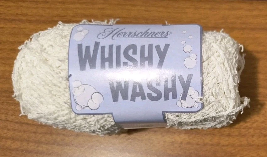 10-Pk Herrschners Whishy Washy Scrubby Yarn Crochet Knit 100% Cotton White Dove - Image 2 of 3