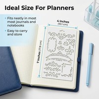 Journal Stencil Set 24 StüCk Wiederverwendbare Schablonen FüR Bullet Journal