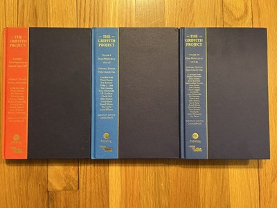 3 Hardcover USED BOOKS - The Griffith Project