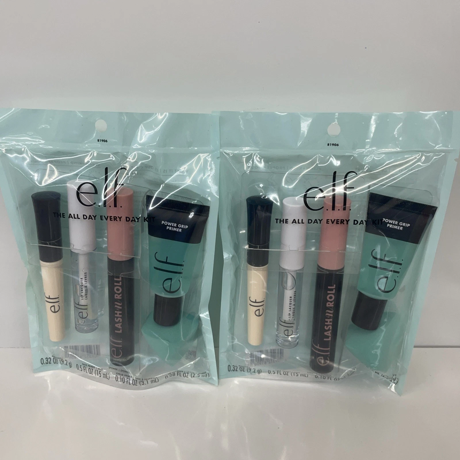 2 PACK e.l.f. Cosmetics the All Day, Every Day Kit Vegan and Cruelty-Free Makeup