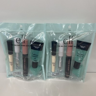 2 PACK e.l.f. Cosmetics the All Day, Every Day Kit Vegan and Cruelty-Free Makeup