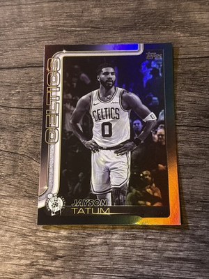#ad 2025 26 Topps Jason Tatum Boston Celtics Blackout Black Friday Exclusive #1 $1.49