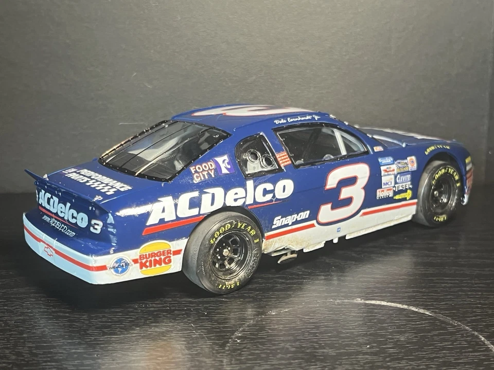 1/24 Dale Earnhardt Jr 1998 Busch Series Daytona Flip Crash Custom Model - Image 4 of 4