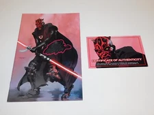 Star Wars Hidden Empire 1 Mike Mayhew SIGNED REMARK + COA Virgin VARIANT🔥🔥🔥