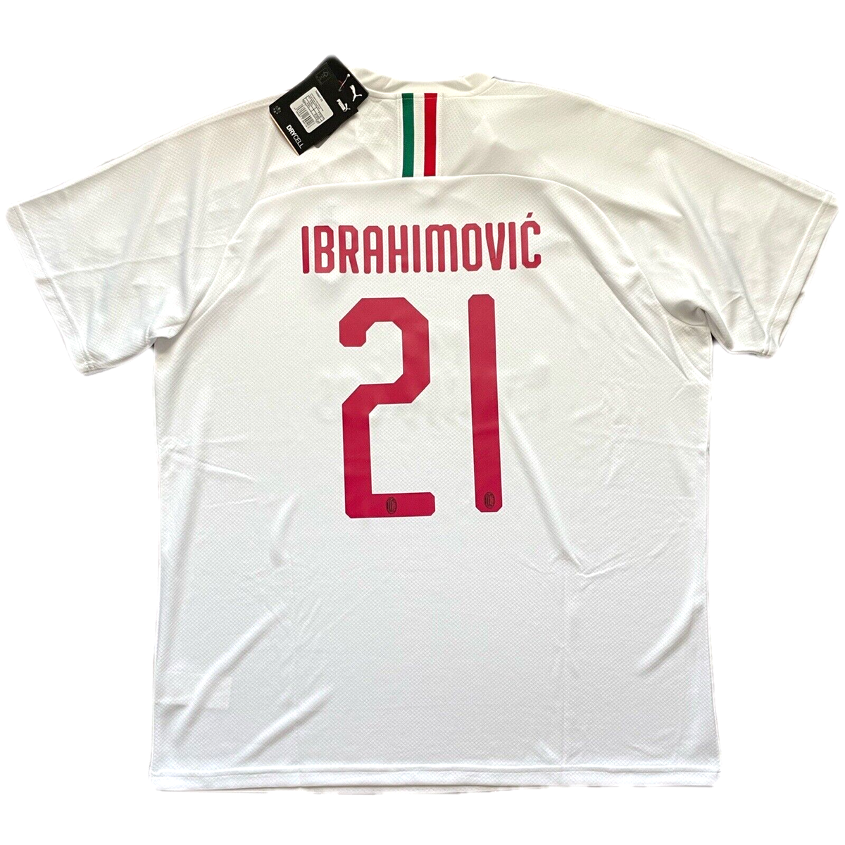 2019/20 AC Milan Away Jersey #21 IBRAHIMOVIC 2XL Puma ROSSONERI
