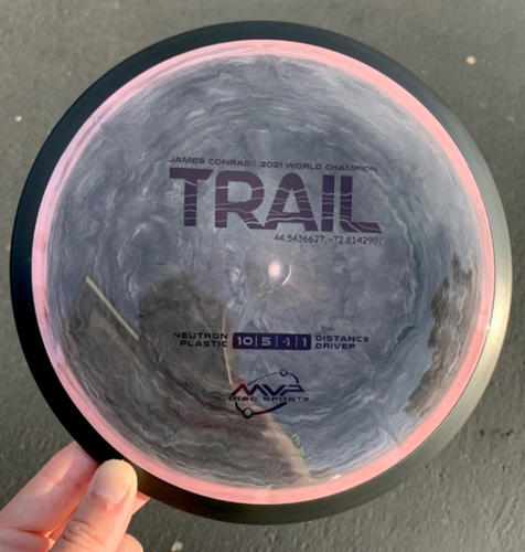 Axiom MVP Neutron Trail - RARE Transitional Color Swirl Conrad Series Disc Golf - Picture 12 of 12