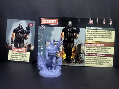 CMON - Kickstarter - Marvel Zombies Zombicide - Enemy Super Heroes - Crossbones