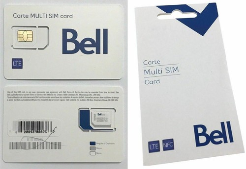 100 CARTE SIM MULTI CLOCHE DLVR au choix en 90 min CAN+USA/DLVRY 4168160338-100%+FDBK - Photo 3 sur 3