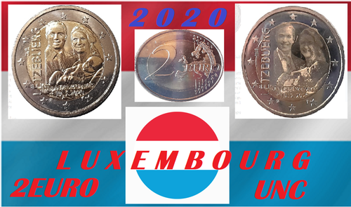 Luxembourg coin 2€ euro 2020 birth prince Charles choose 3D hologram or current - 第 1/6 張圖片