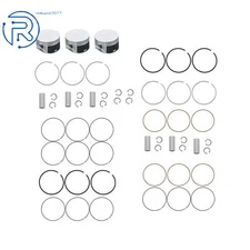 For Dodge Jeep Mitsubishi Ram 02-10 3.7L SOHC Set of Piston & Rings with Pin Kit