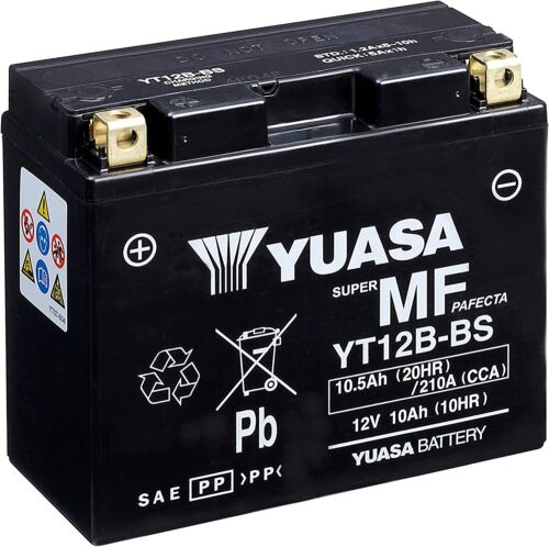 Batteria moto Yuasa YT12B-BS per DUCATI Hypermotard 939 2015- - Afbeelding 1 van 1