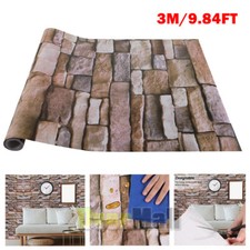 Self-Adhesive Wallpaper 3D Waterproof Room Home Decoration Brick Wall Stickers