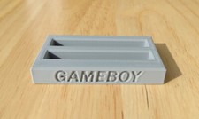 Nintendo GameBoy Cartridge Display Stand with Logo Double