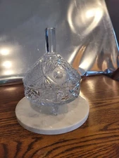EAP Covered Candy Dish Vintage Antique Glistens like a diamond