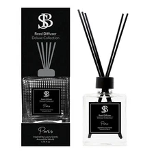 Reed Diffuser Set Deluxe Collection Paris - Rose Petals Fragrance 4.75oz