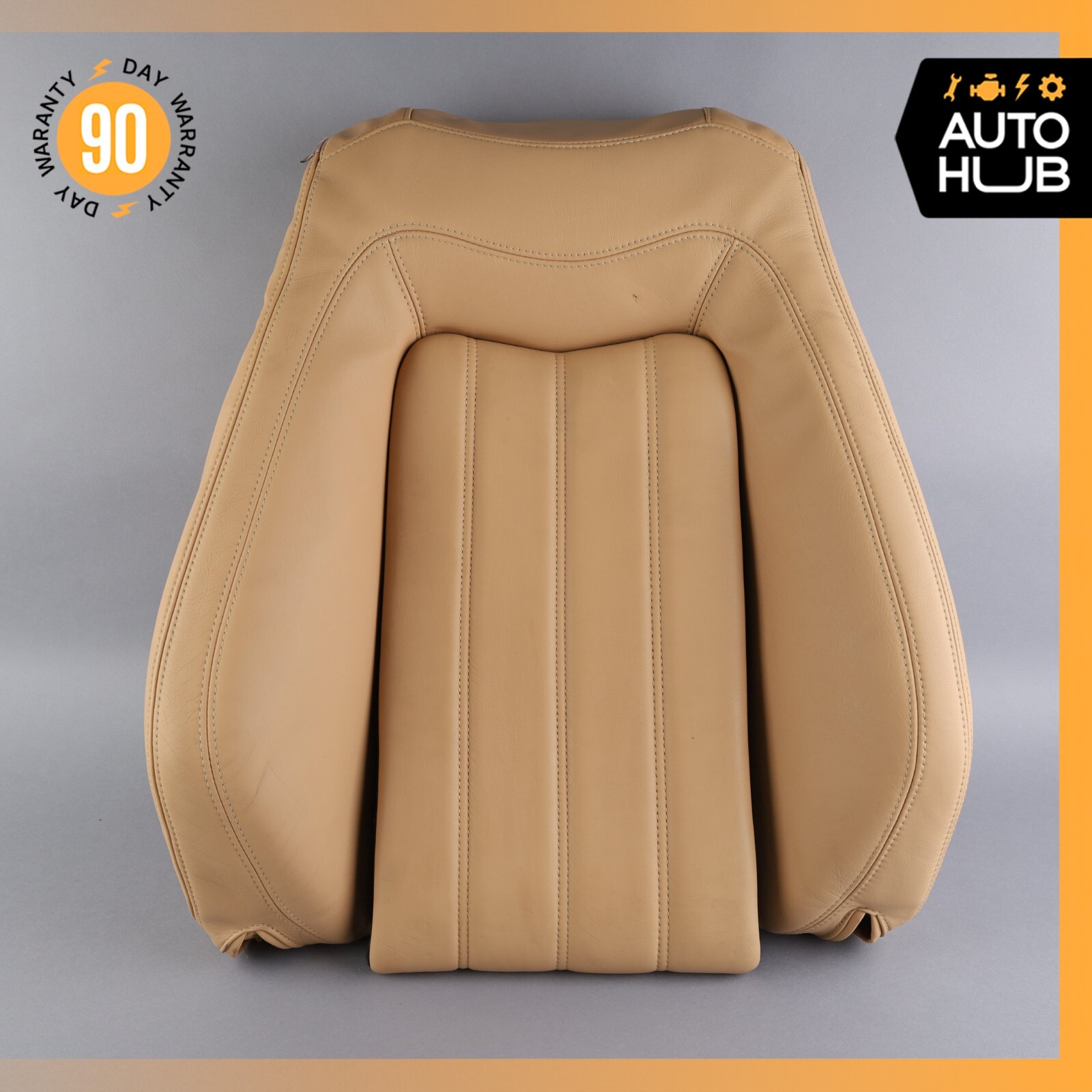 08-12 Maserati GranTurismo M145 Front Right Top Upper Seat Cushion Beige OEM