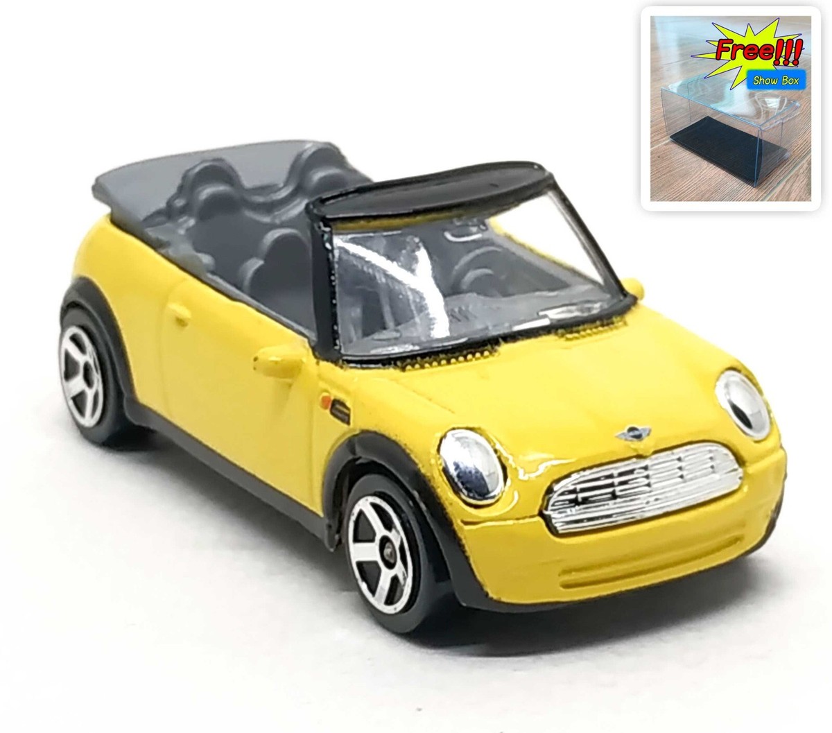 Majorette Mini Cooper Cabrio Yellow 1:56 (3