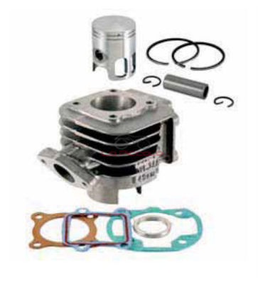 Kit Gruppo Termico Easyboost 50cc Per MBK Booster E Yamaha Bw's - Cilindro Ghisa Completo - Foto 3