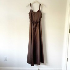 Vera Wang Brown Formal Evening Dress