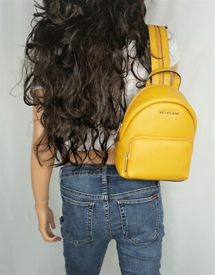 Michael Kors Erin Mini Convertible Backpack MICHAEL KORS ERIN SMALL CONVERTIBLE PVC LEATHER BACKPACK MK  main image 2