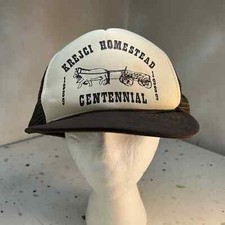 Vintage Designer Award Headwear Mesh Trucker Hat