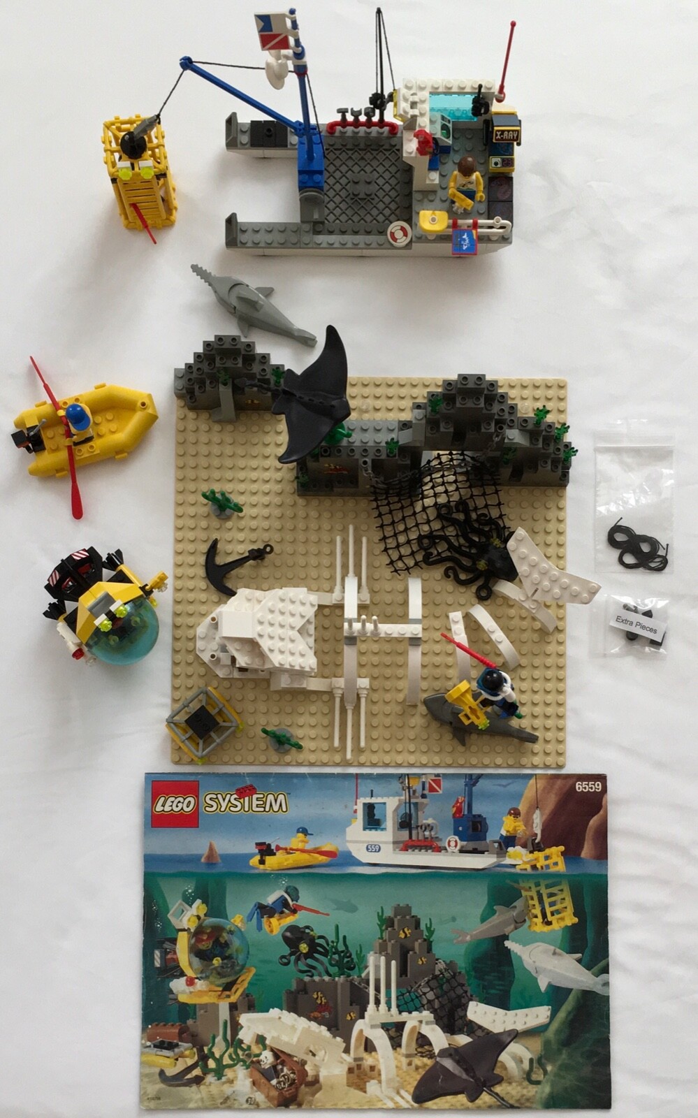 予約販売 LEGO 6559 SYSTEM 6559 Instructions, Deep WHALES Sea GRAVE