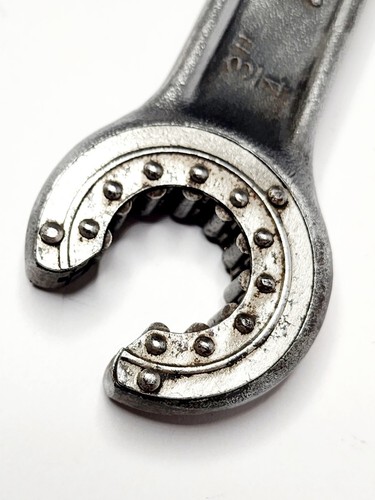 Vintage AC Filter Service Cam-Loc 3/4” | 5/8” Wrench Oil Gas Service Station 10” - Picture 4 of 6