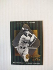 2001 Upper Deck Origins of the Game #57 Rogers Hornsby Cardinals (PWE)