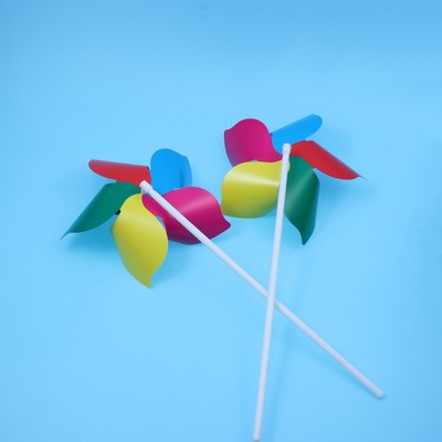 20 Pcs Plastic Windmill Toy Garden Kids Bike