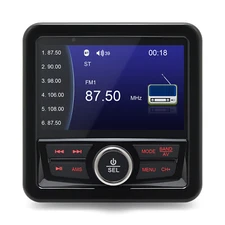 Marine Stereo Radio with Bluetooth Moto Audio Boat Car MP5 Player FM AM Receiver