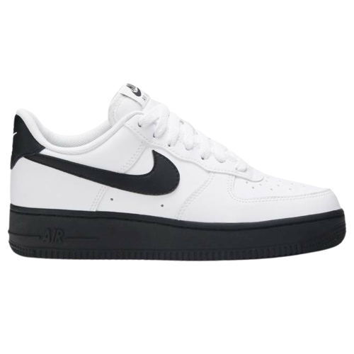 Nike Air Force One White, With Black Laces