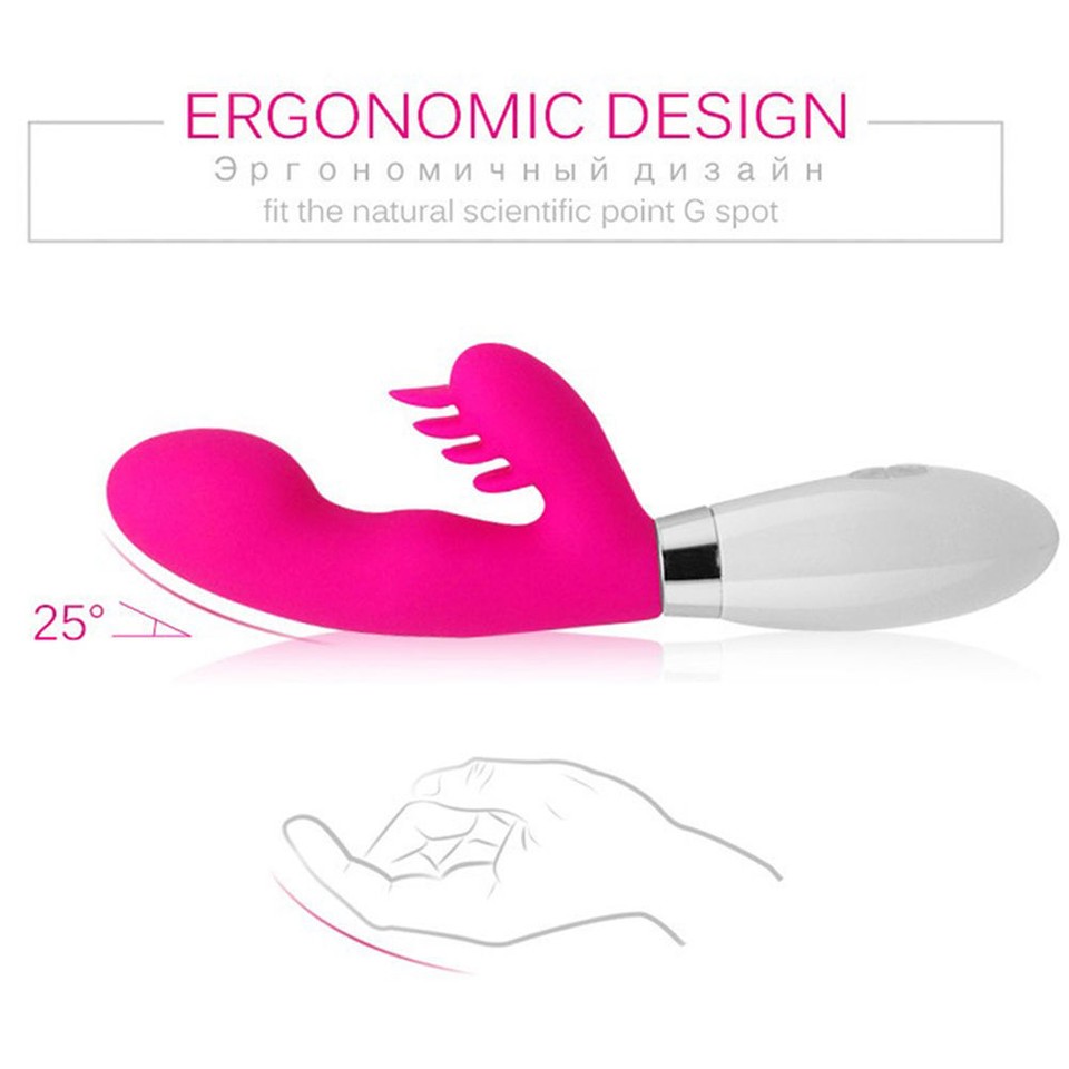 Vibromasseur Lapin Rose - Multi-vitesses - Etanche - Silicone - Livraison Gratuite - Neuf