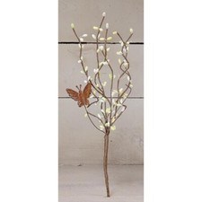 Pip Berry Pick With Butterflies, 12" citron-colored pips