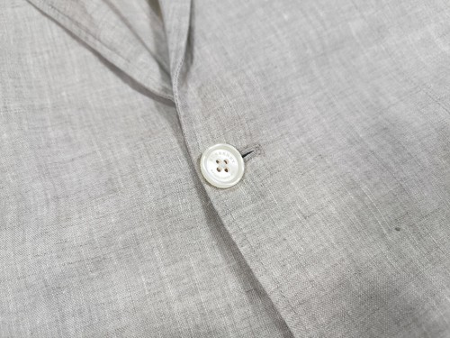 Burberry Nova Check Details Linen Unlined Blazer Jacket Size L - Picture 6 of 9