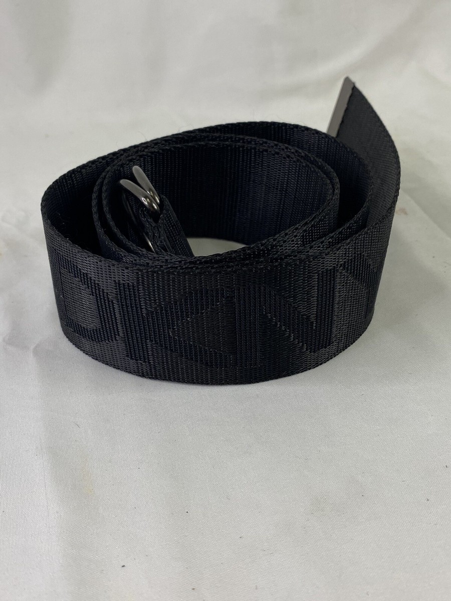 DKNY Donna Karan Belt OS Black Nylon Logo Double D Ring 39  display picture 3
